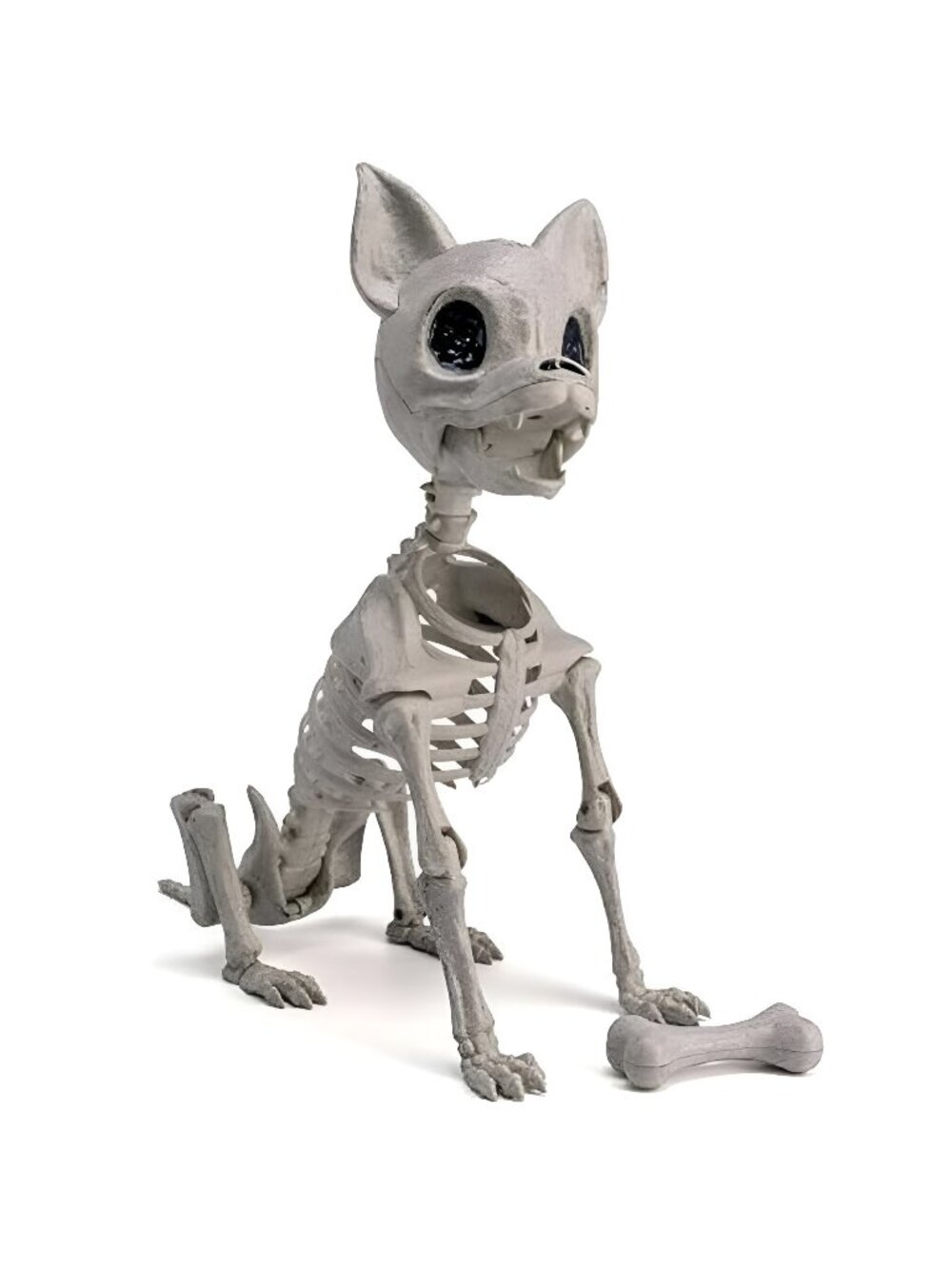 Plastic Chihuahua Dog Skeleton Halloween Decorations 12.6 inches Plastic